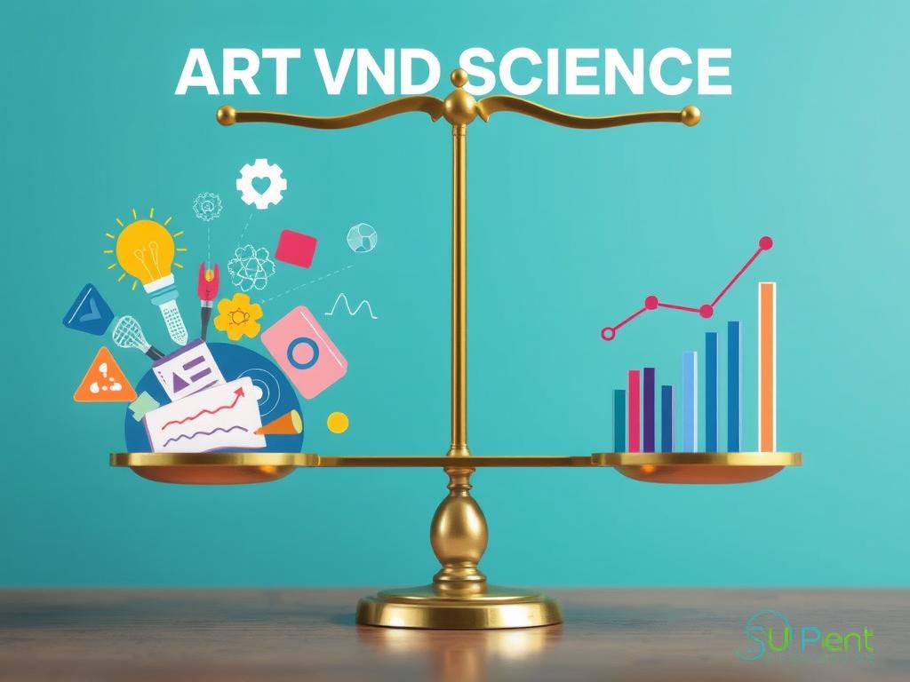 Balance zwischen Kunst und Wissenschaft im Marketing mit Marketing Zitaten