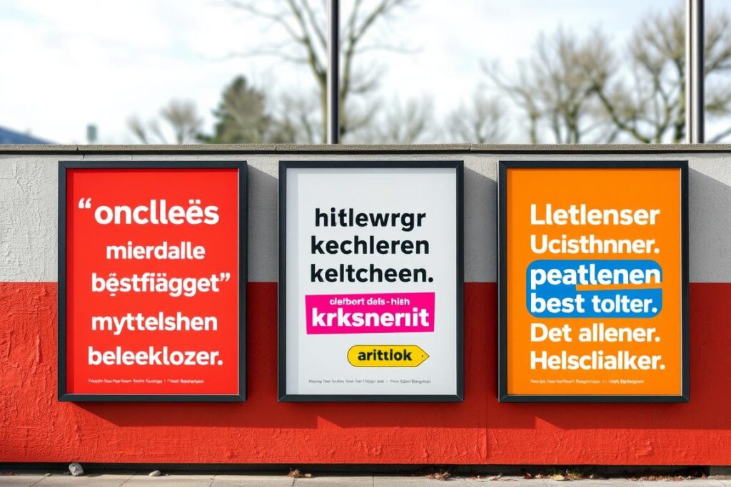 Beispiele für Marketing Sprüche mit Reim und Rhythmus auf Werbeplakaten Beispiele für Marketing Sprüche mit Reim und Rhythmus auf Werbeplakaten