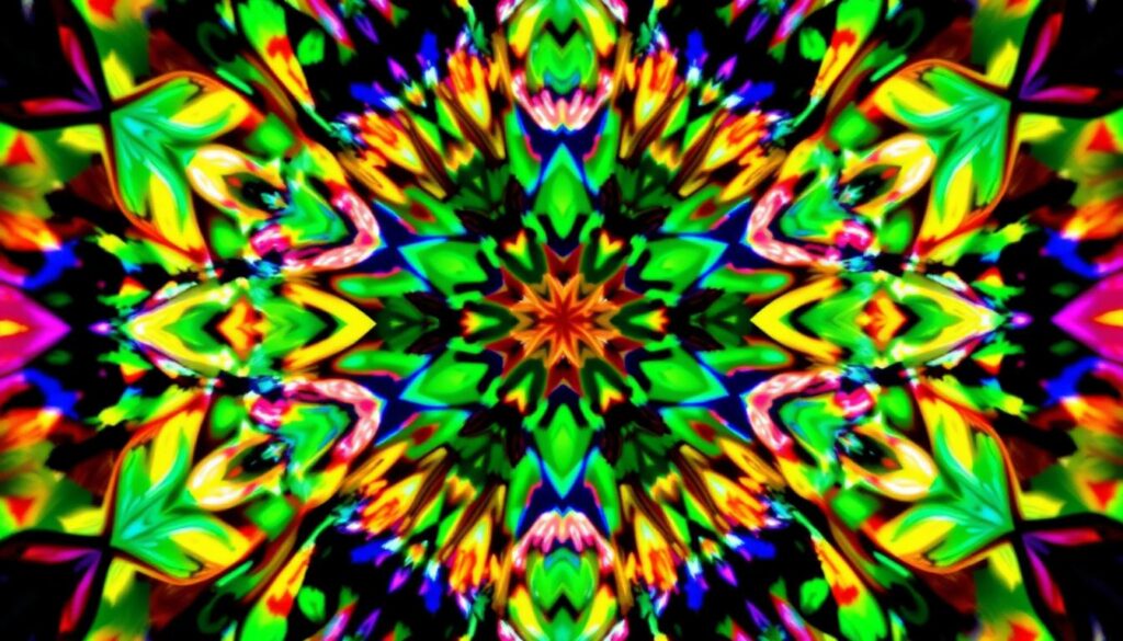 Ein Kaleidoskop mit bunten Mustern - symbolisiert den Perspektivwechsel, wenn's mal nicht so läuft Ein Kaleidoskop mit bunten Mustern - symbolisiert den Perspektivwechsel, wenn's mal nicht so läuft