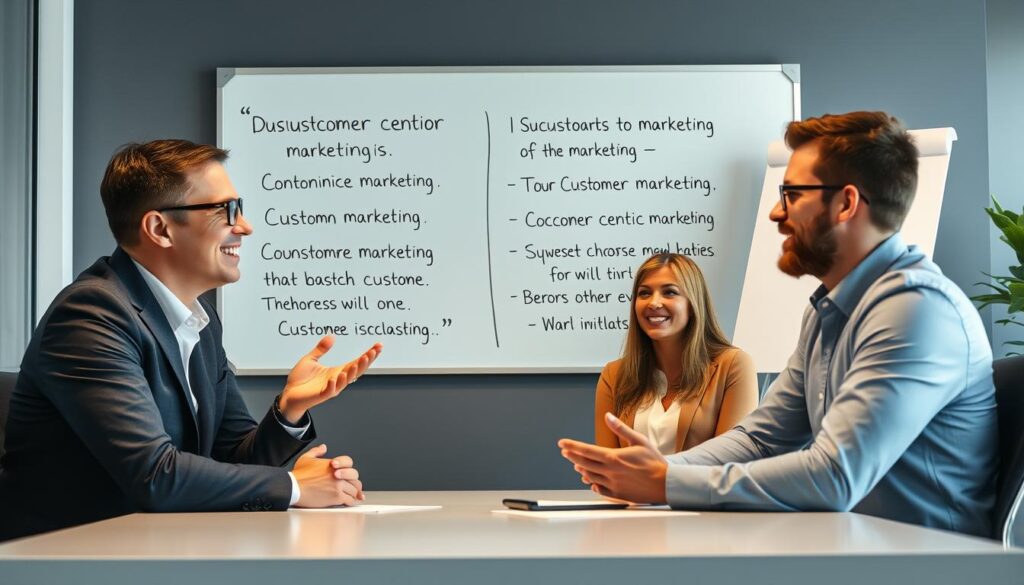 Kundengespräch mit Marketing Zitaten zur Kundenorientierung