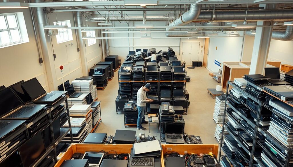 Recycling- und Rückgabeoptionen für Laptops