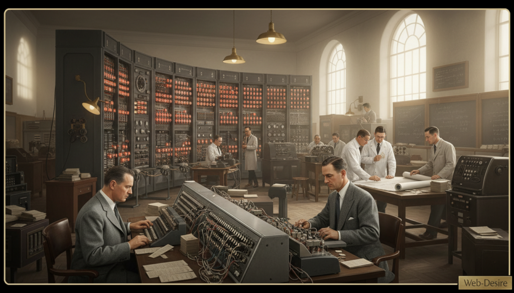 Wettlauf in den USA Mark I ENIAC Computer Entwicklung