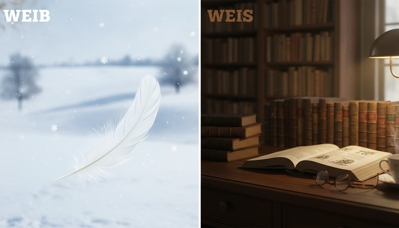 wie schreibt man weiß von wissen​